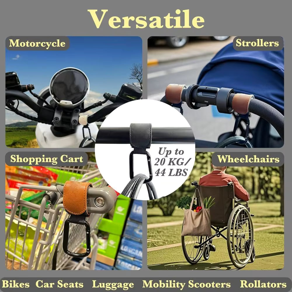 Heavy-Duty Tactical Stroller Clips (Set of 2)