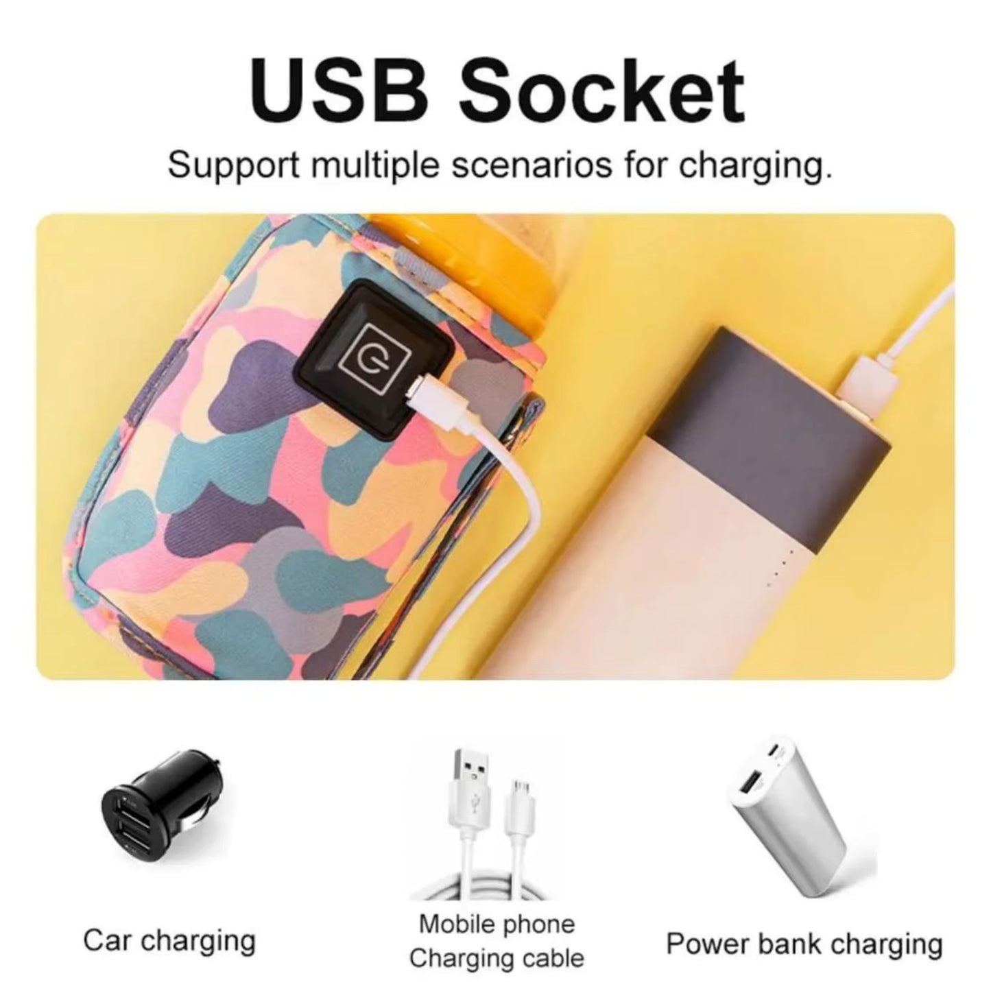 The "Heat & Go" | Tactical Digital USB Bottle Warmer