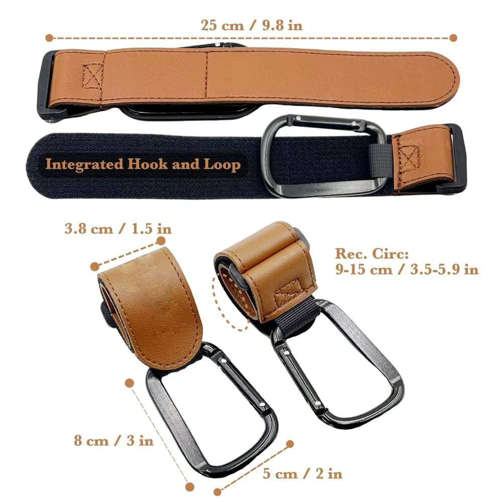 Heavy-Duty Tactical Stroller Clips (Set of 2)