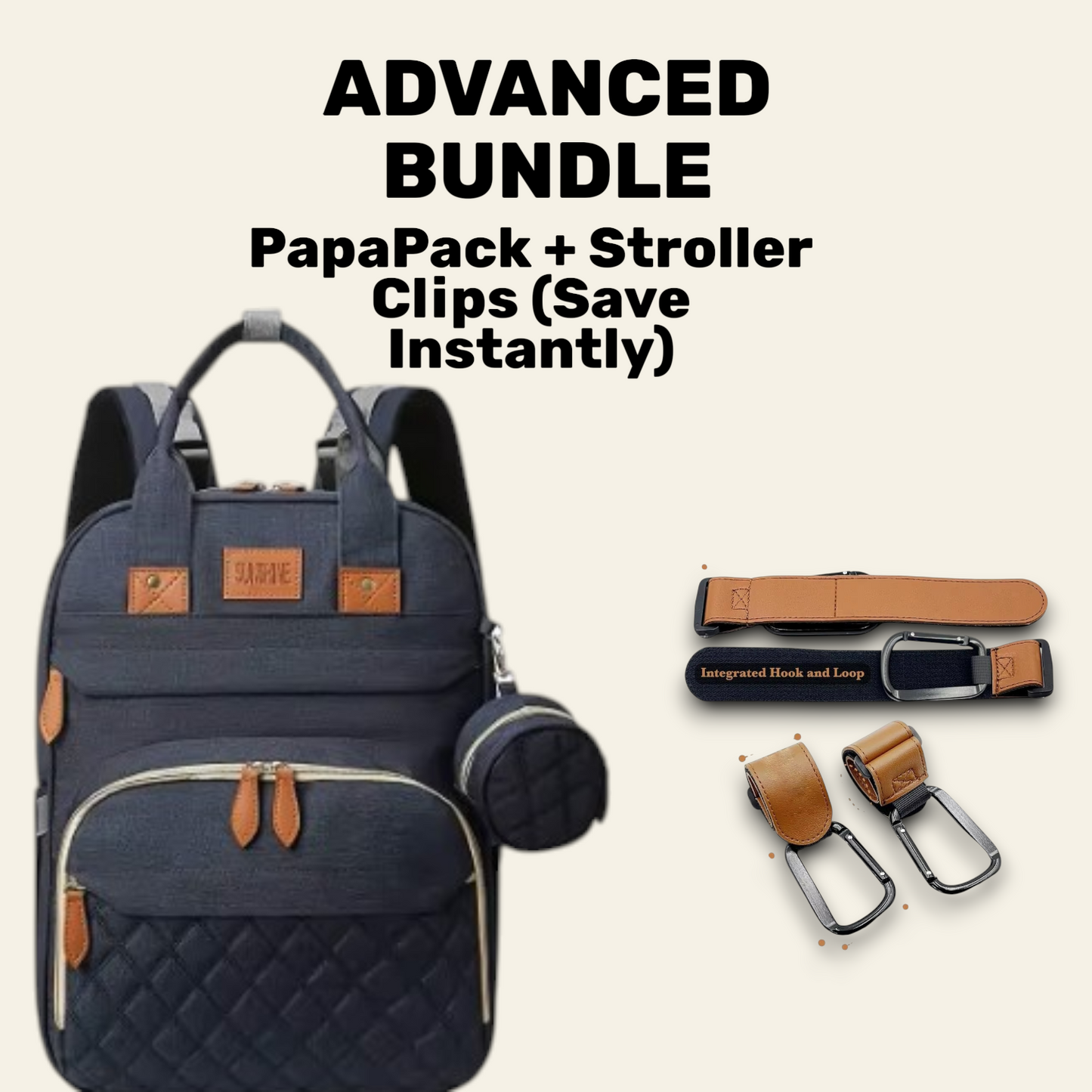 PapaPack™ 3-in-1 Adventure Diaper Bag