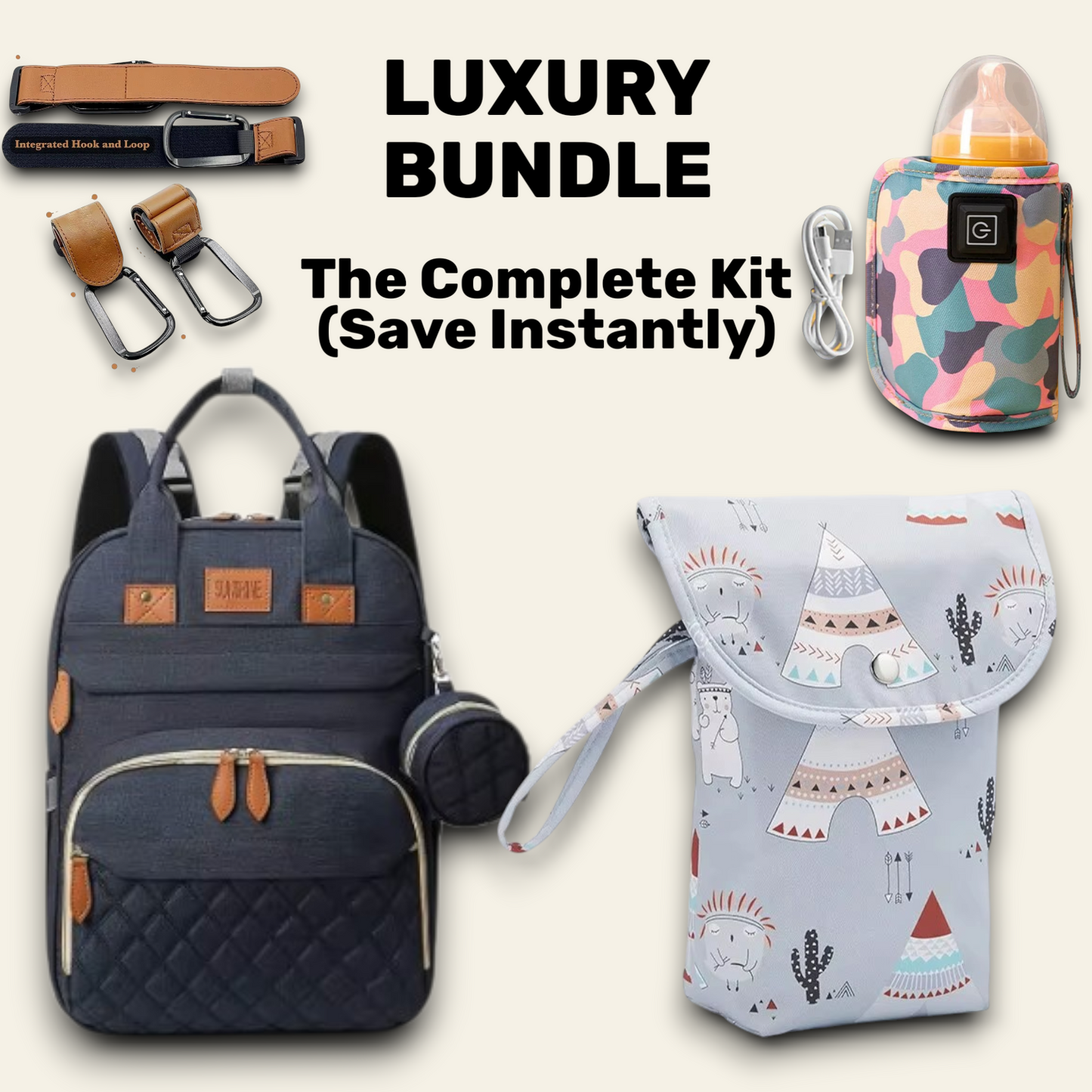 PapaPack™ 3-in-1 Adventure Diaper Bag