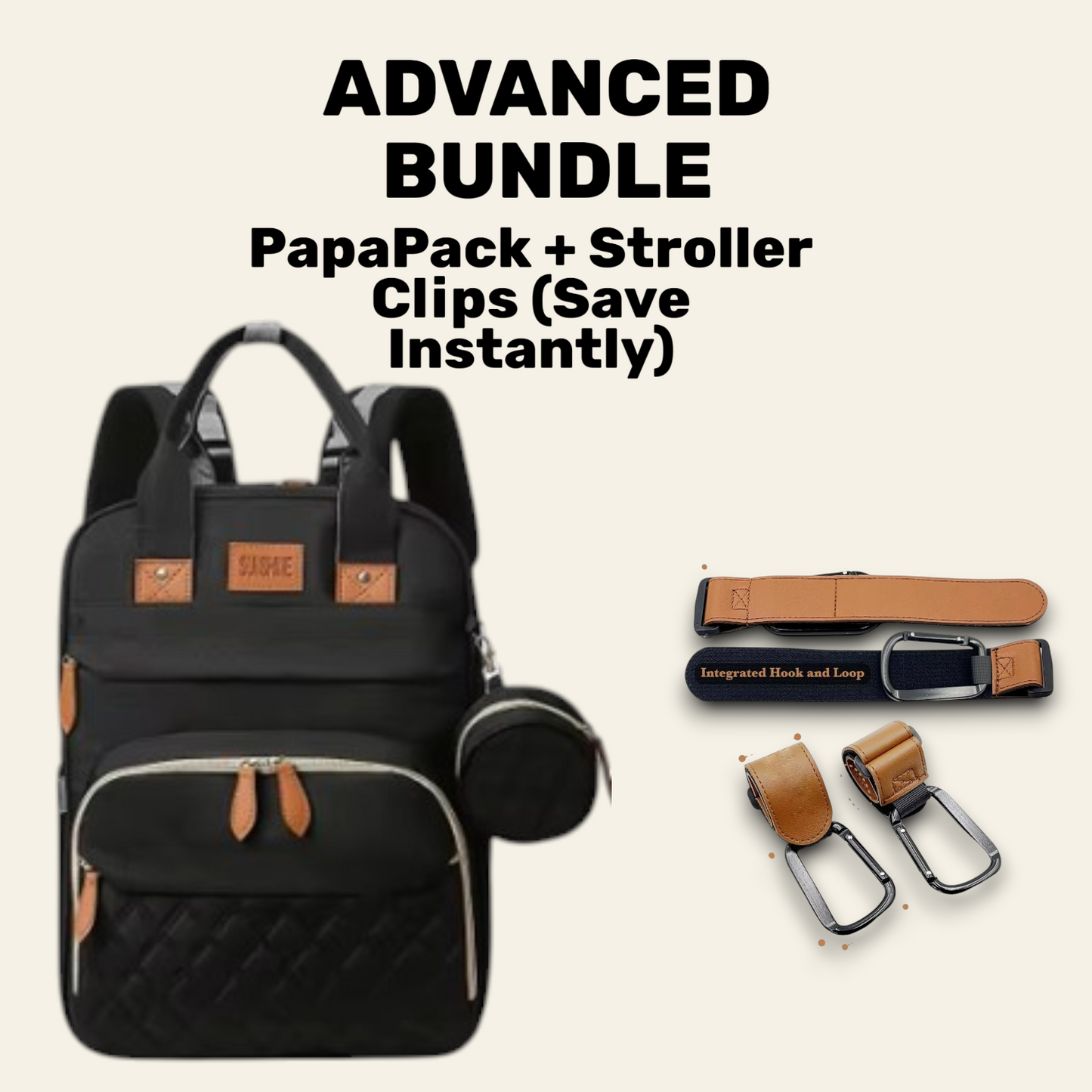 PapaPack™ 3-in-1 Adventure Diaper Bag
