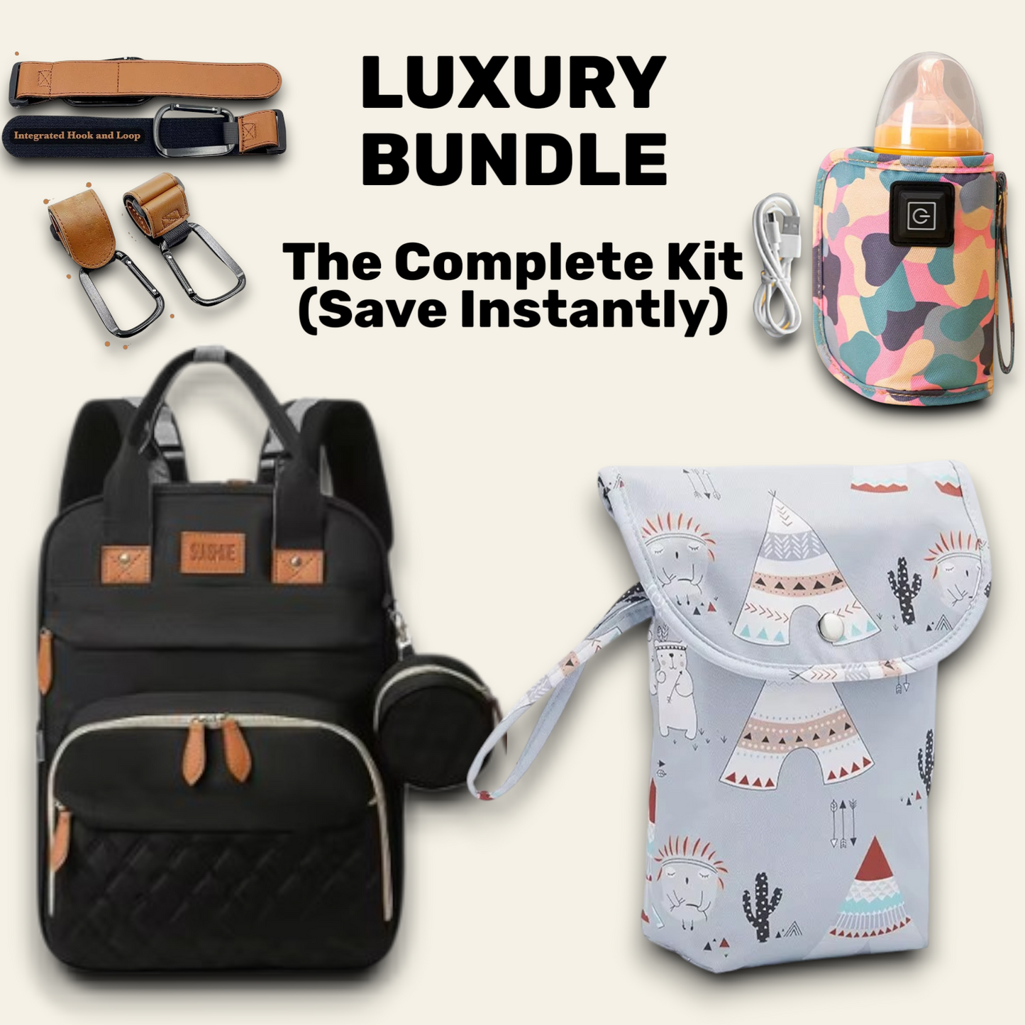 PapaPack™ 3-in-1 Adventure Diaper Bag