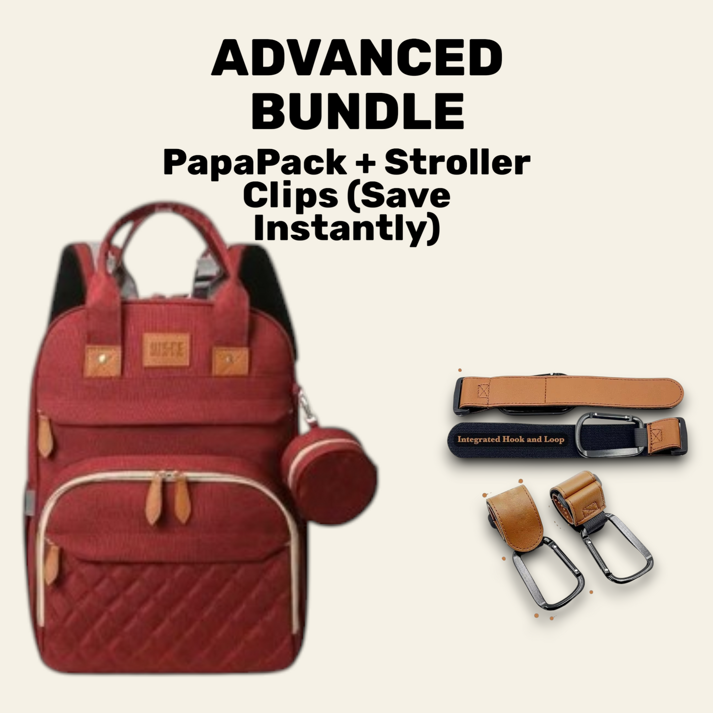 PapaPack™ 3-in-1 Adventure Diaper Bag