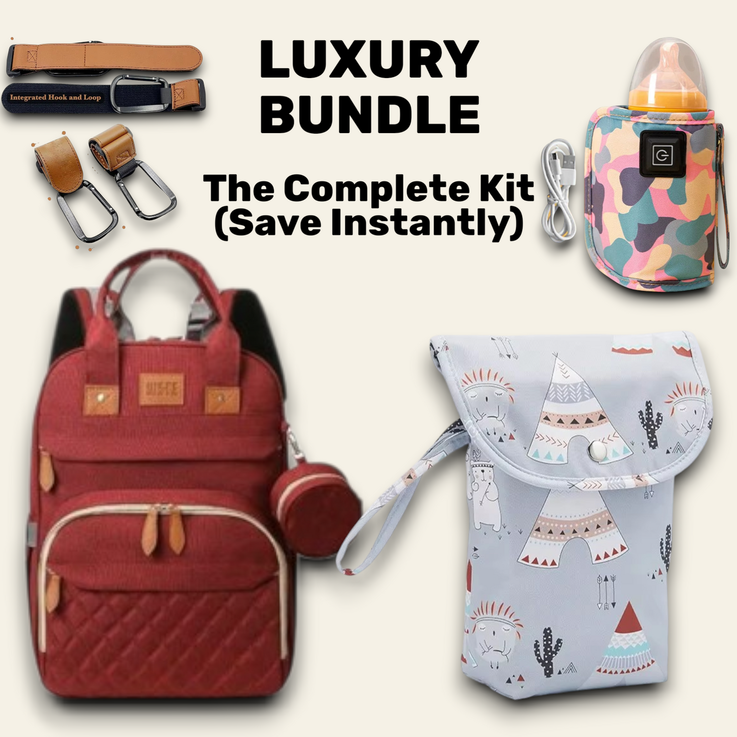 PapaPack™ 3-in-1 Adventure Diaper Bag