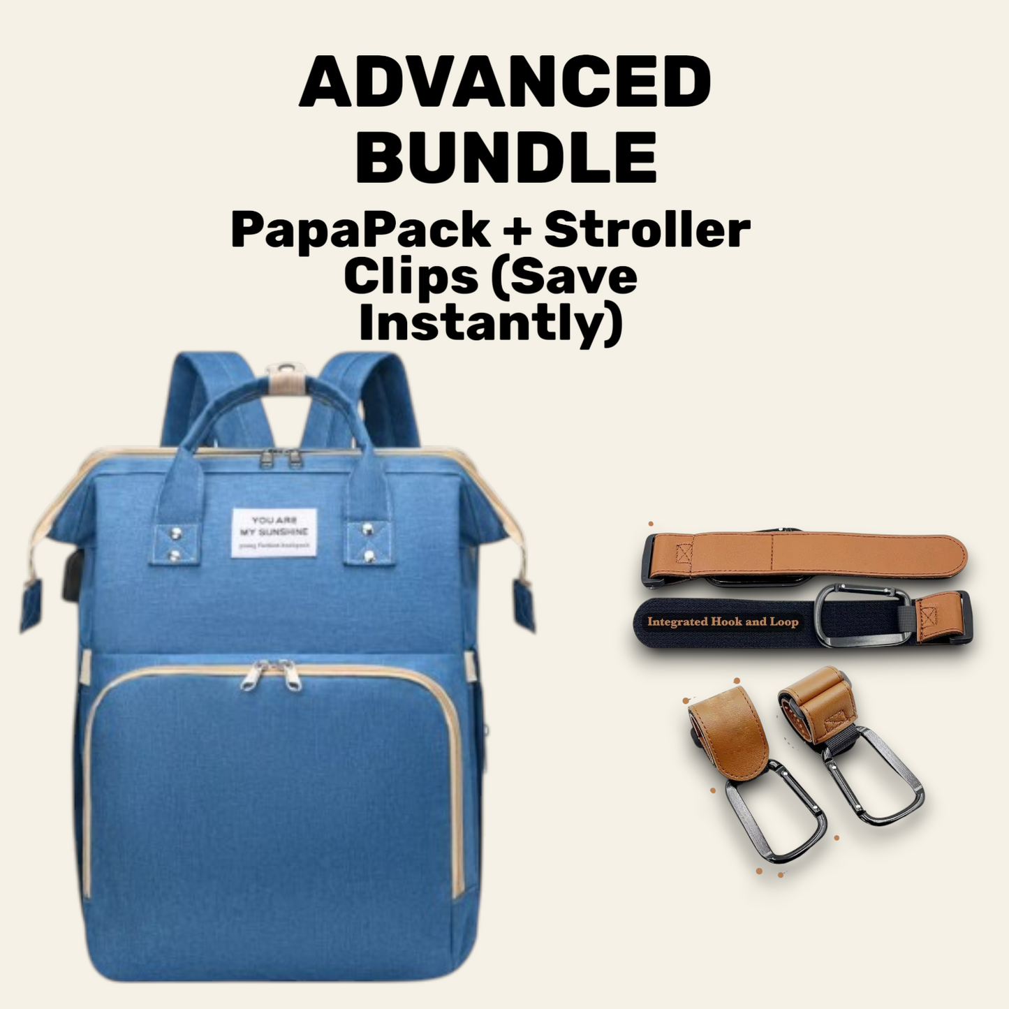 PapaPack™ 3-in-1 Adventure Diaper Bag