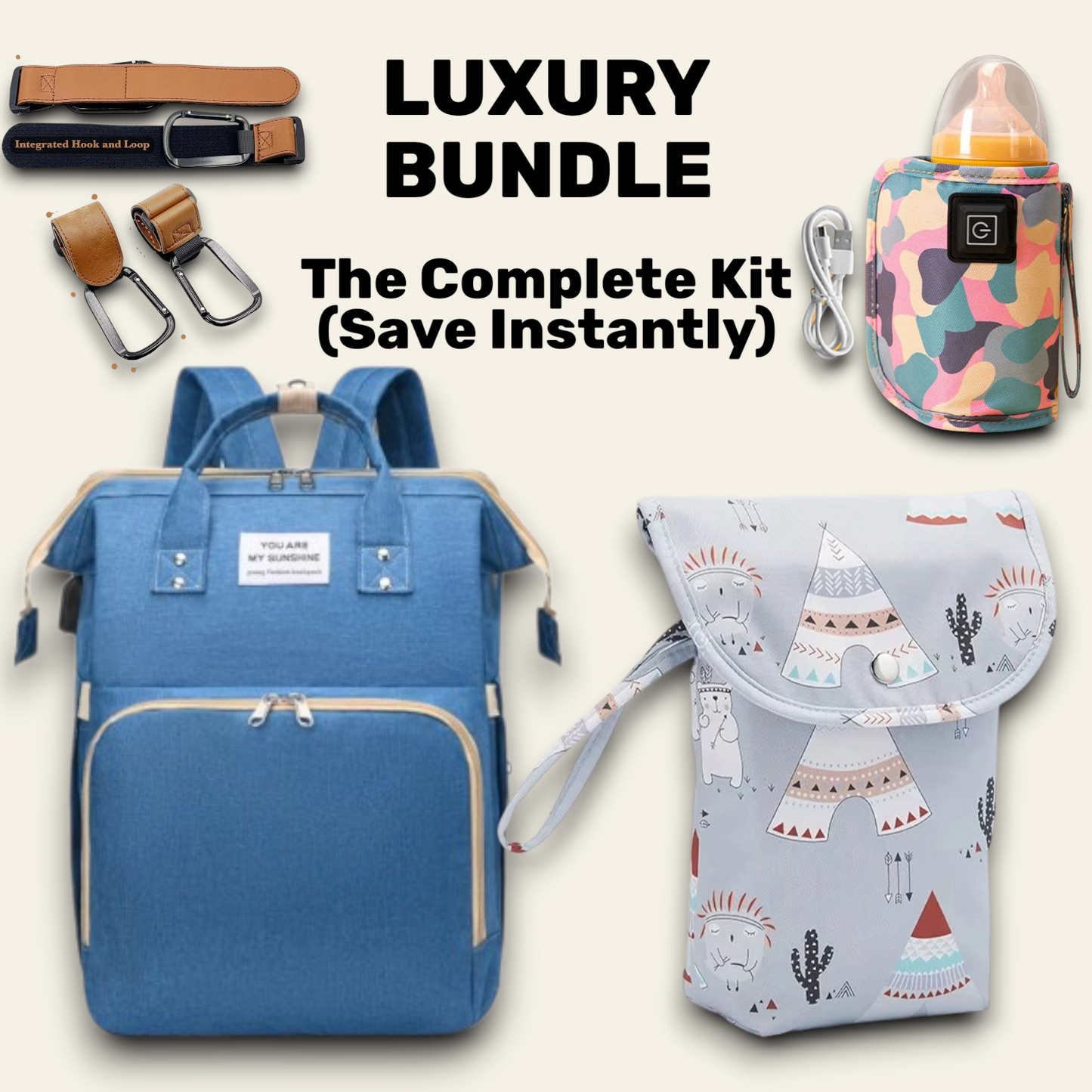 PapaPack™ 3-in-1 Adventure Diaper Bag