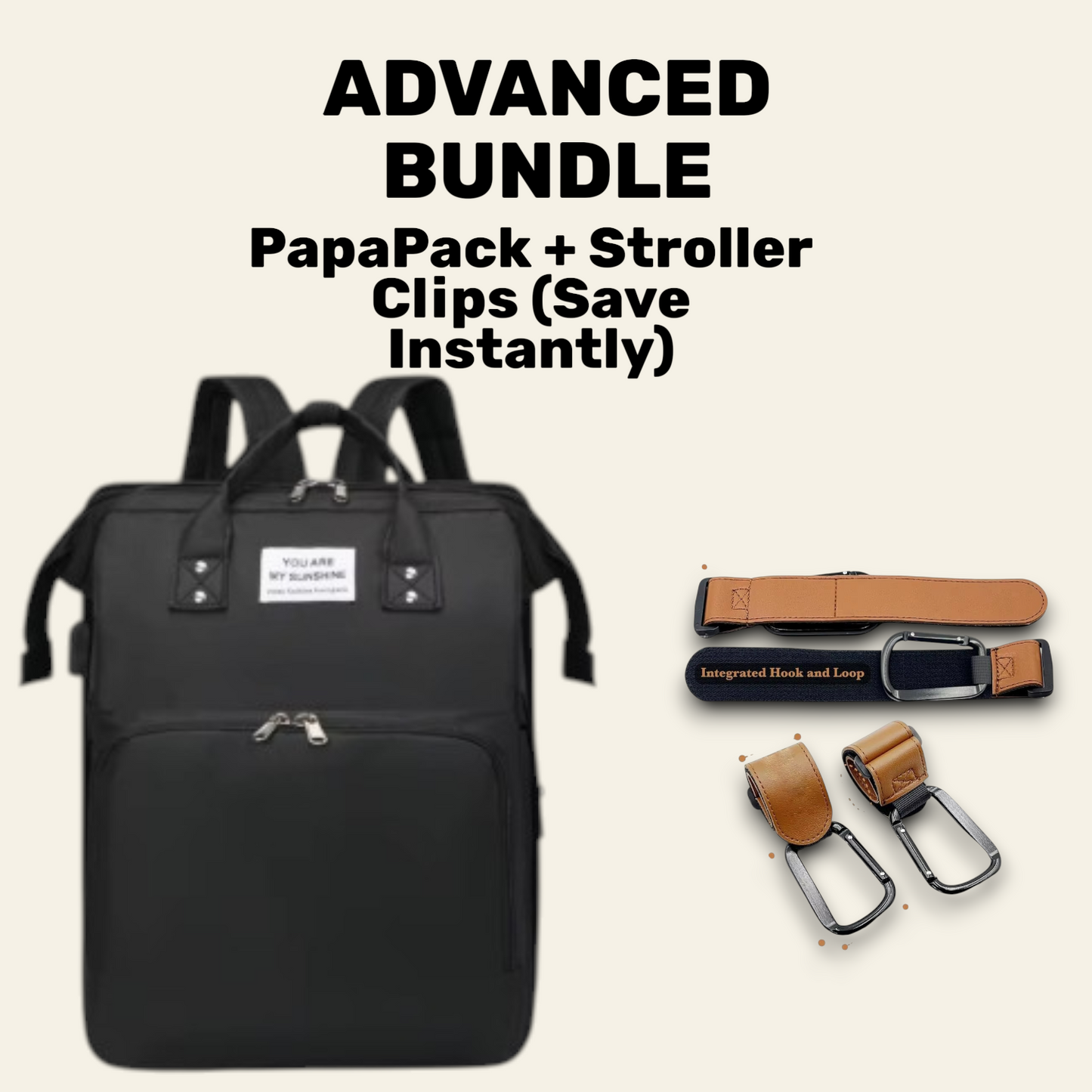 PapaPack™ 3-in-1 Adventure Diaper Bag