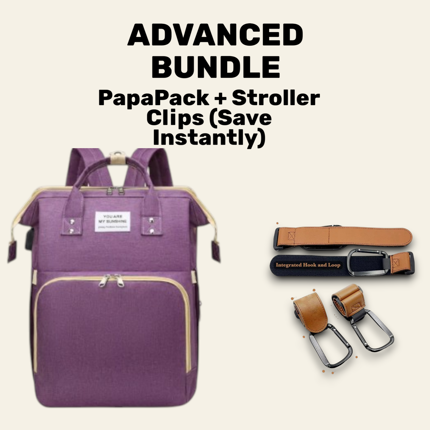 PapaPack™ 3-in-1 Adventure Diaper Bag