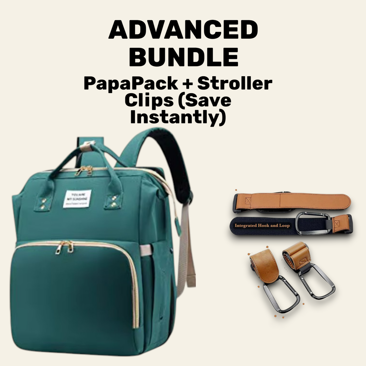 PapaPack™ 3-in-1 Adventure Diaper Bag