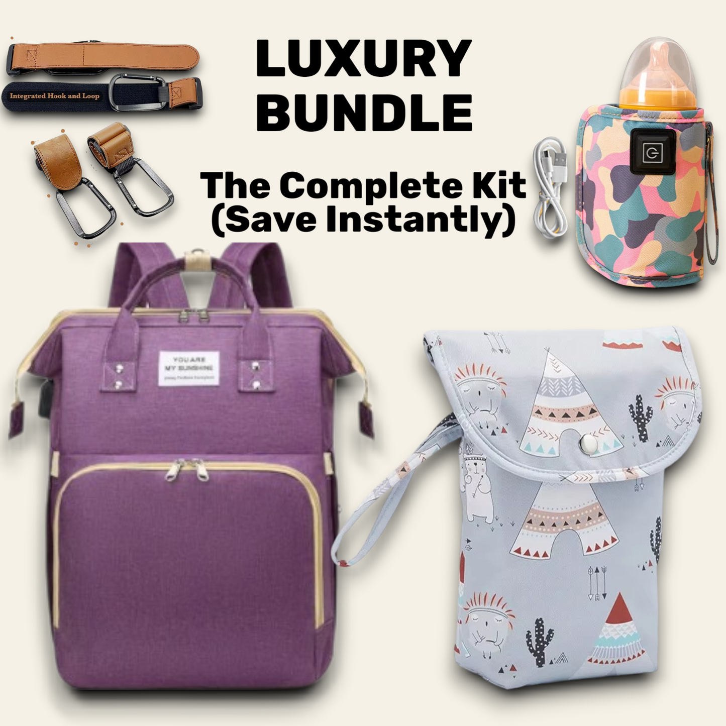 PapaPack™ 3-in-1 Adventure Diaper Bag