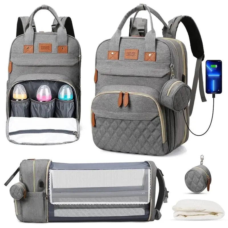 PapaPack™ 3-in-1 Adventure Diaper Bag